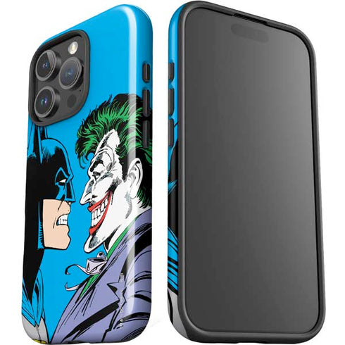 DC Comics The Joker vs Batman Vintage art iPhone 16 Pro Impact Case